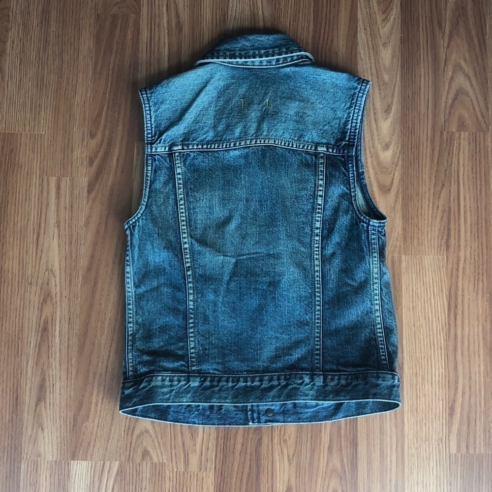 Madewell Pocket Jean Vest Size XS - Picture 10 of 11